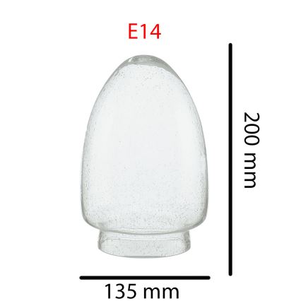 EGLO 91317 - Búra VIGO MY CHOICE átlátszó E14 átm.13,5 cm