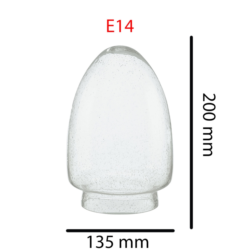 EGLO 91317 - Búra VIGO MY CHOICE átlátszó E14 átm.13,5 cm