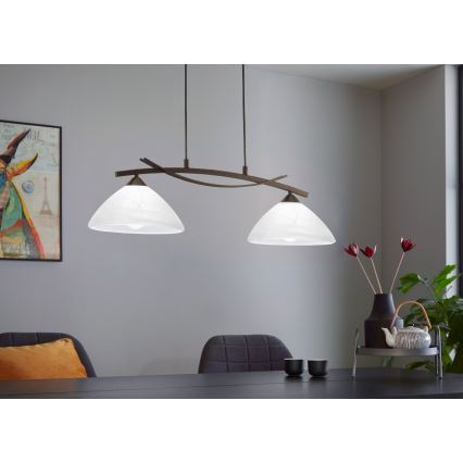 Eglo - csillár 2xE27/60W