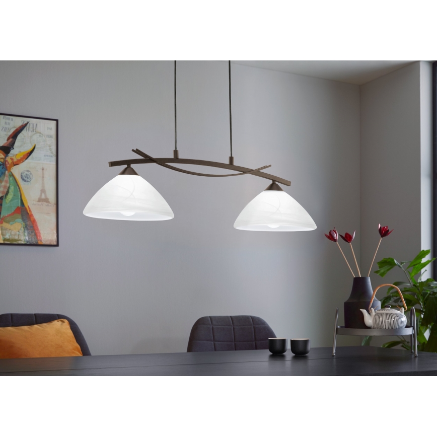 Eglo - csillár 2xE27/60W