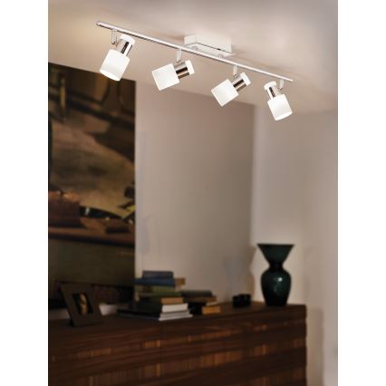 Eglo - LED Spotlámpa 4xGU10-LED/5W/230V