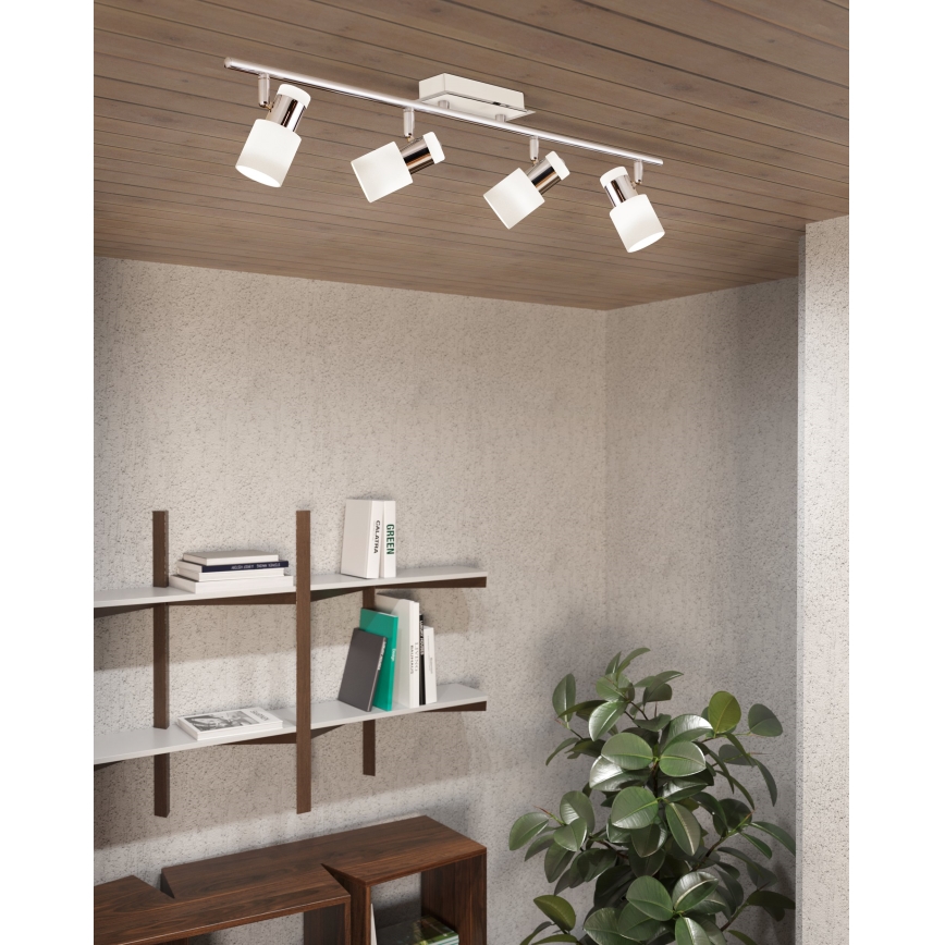 Eglo - LED Spotlámpa 4xGU10-LED/5W/230V