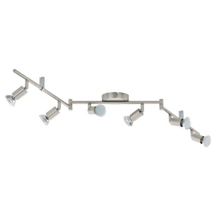 Eglo - LED Spotlámpa 6xGU10-LED/2,8W/230V