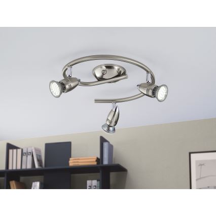 Eglo - LED Spotlámpa 3xGU10/3W/230V