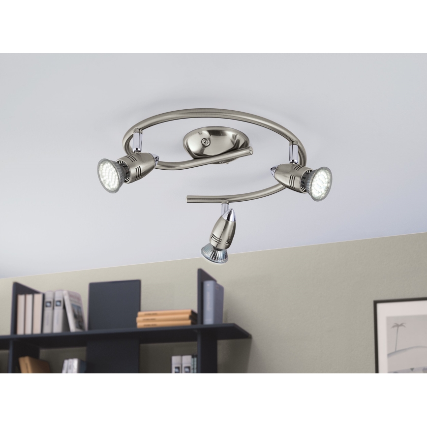 Eglo - LED Spotlámpa 3xGU10/3W/230V