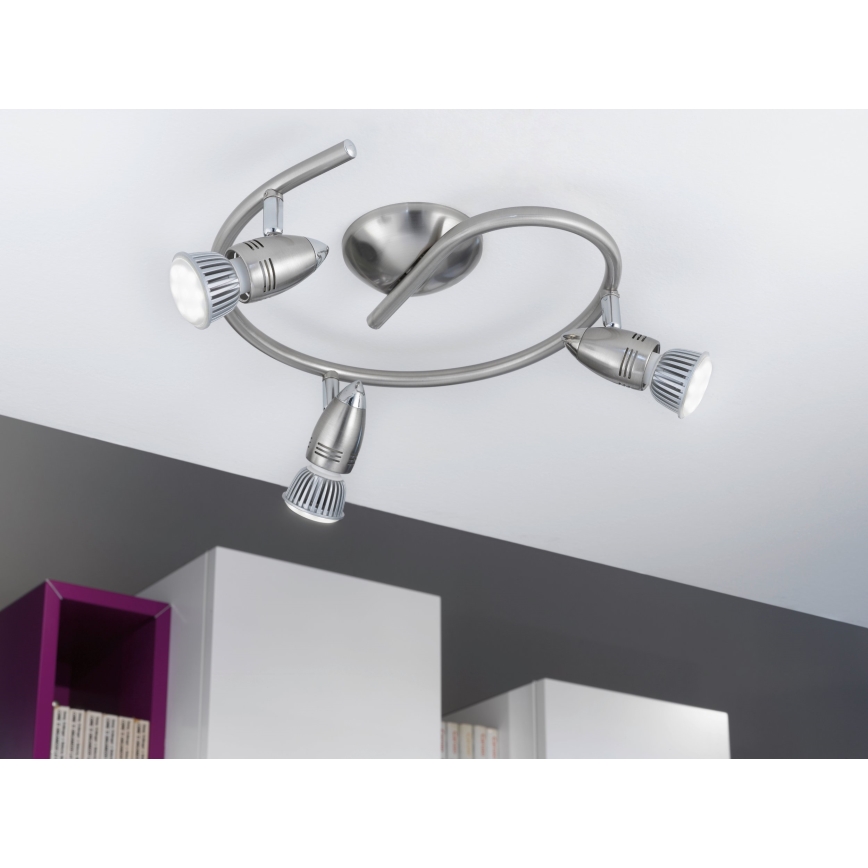 Eglo - LED Spotlámpa 3xGU10/3W/230V