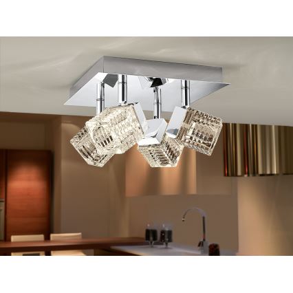 Eglo 92664 - LED Spotlámpa QUARTO 4xLED/4,5W/230V