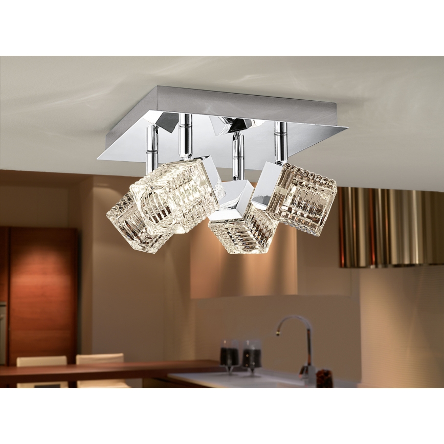 Eglo 92664 - LED Spotlámpa QUARTO 4xLED/4,5W/230V