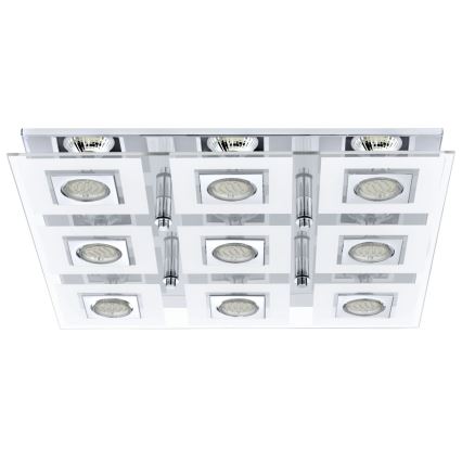 Eglo - LED Mennyezeti lámpa 9xGU10/3W/230V
