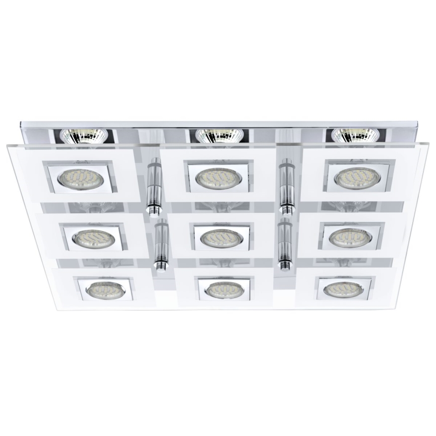 Eglo - LED Mennyezeti lámpa 9xGU10/3W/230V