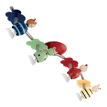 EGLO 93143 - TAYA 1 gyerek spotlámpa 4xGU10-LED/3W