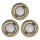 Eglo 93239 - Készlet 3x LED Beépíthető lámpa IGOA 3xGU10/5W/230V bronz