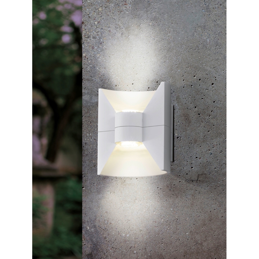 Eglo 93367 - LED kültéri fali lámpatest REDONDO Fehér 2xLED-SMD/2,5W/230V IP44