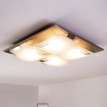 Eglo 93398 - Mennyezeti lámpa Guadiano 4xGX53/7W/230V