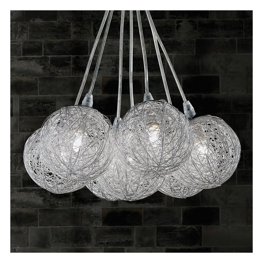 Eglo 93526 - Závěsné svítidlo PRODO 2 7xG9/33W/230V