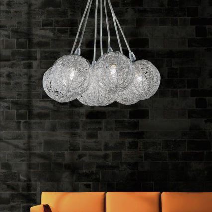 Eglo 93526 - Závěsné svítidlo PRODO 2 7xG9/33W/230V