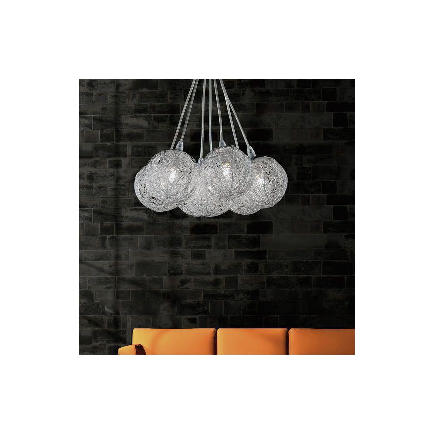 Eglo 93526 - Závěsné svítidlo PRODO 2 7xG9/33W/230V