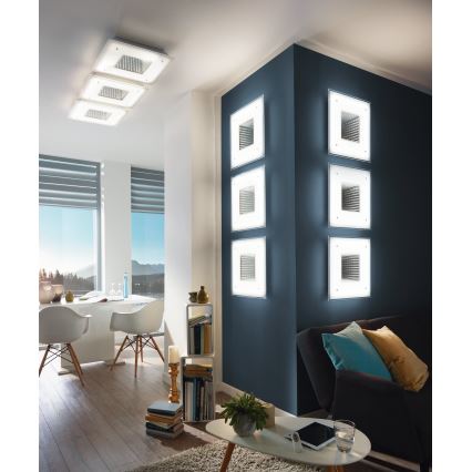 Eglo 93659 - LED mennyezeti lámpa LICOSA LED/24W + LED/2,6W + távirányító