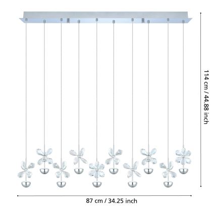 Eglo - LED függőlámpa kábellel LED/25W/230V