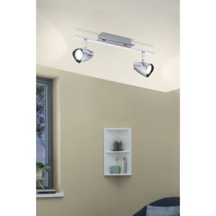 Eglo - LED spotlámpa 2xGU10/3W/230V