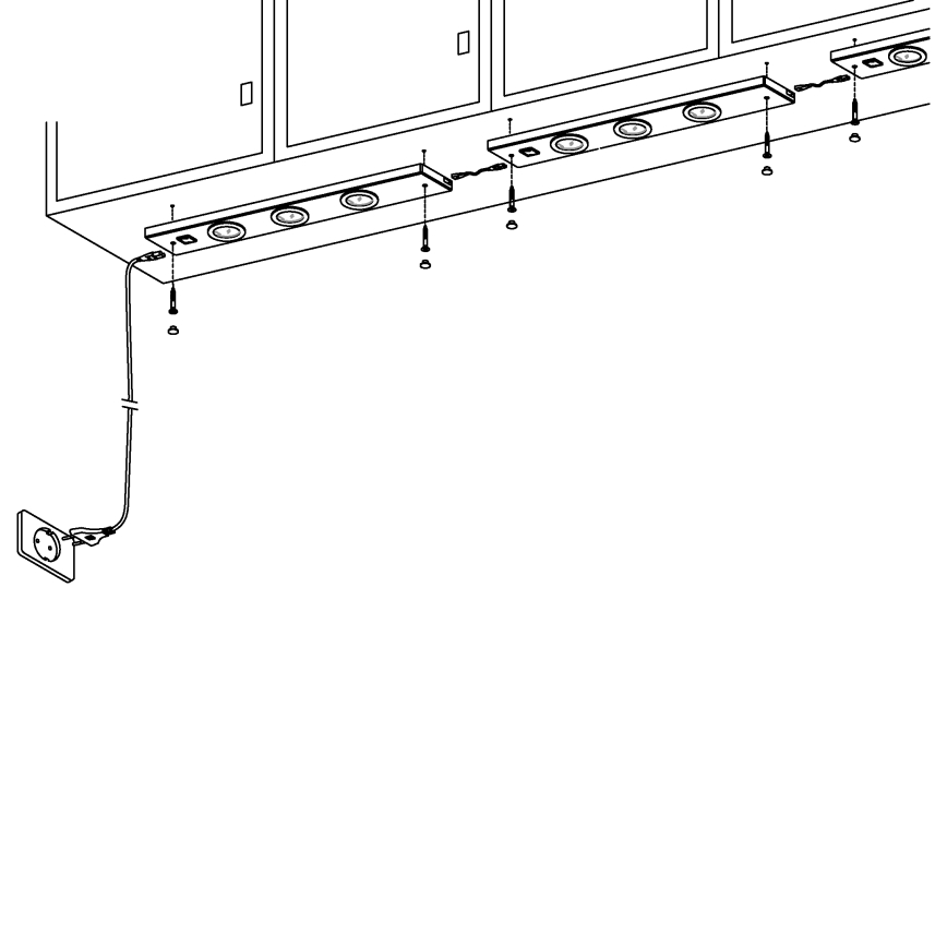 Eglo - LED Kompakt lámpa 3xLED/2,3W/230V