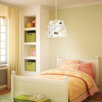 EGLO 93718 - Gyerek csillár MOLOVE 1xE27/60W/230V