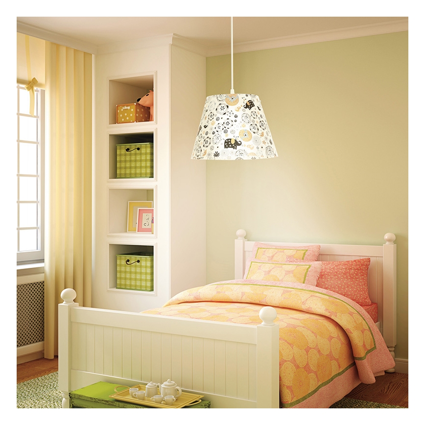 EGLO 93718 - Gyerek csillár MOLOVE 1xE27/60W/230V