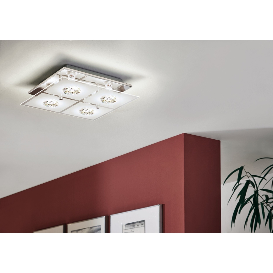 Eglo 93783 - LED Mennyezeti lámpa RONCATO 4xGU10/3W/230V