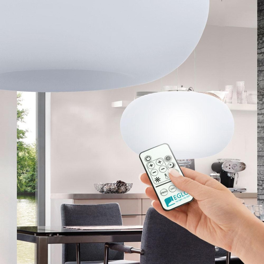 Eglo 93939 - LED Függeszték OPTICA 3 LED/23W/230V dimmelhető átm. 44,5 cm