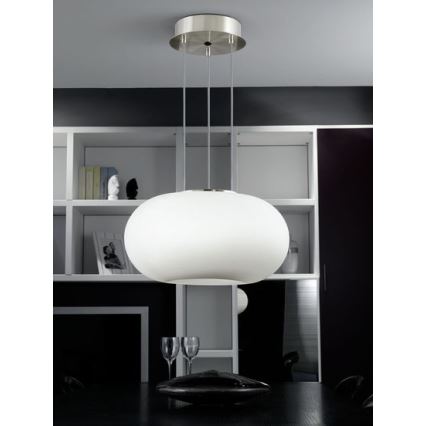 Eglo 93939 - LED Függeszték OPTICA 3 LED/23W/230V dimmelhető átm. 44,5 cm