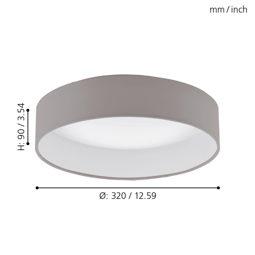 Eglo - LED Mennyezeti Lámpa LED/12W/230V