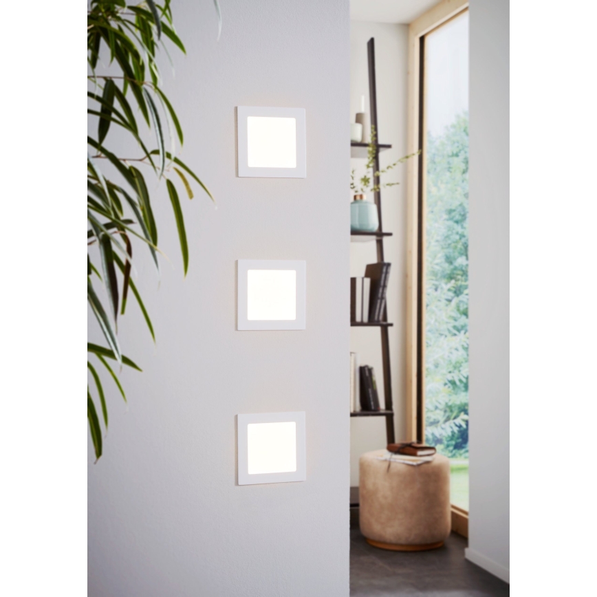 Eglo 94061 - LED beépíthető mennyezeti lámpa FUEVA 1 LED/10,95W/230V 17x17 cm