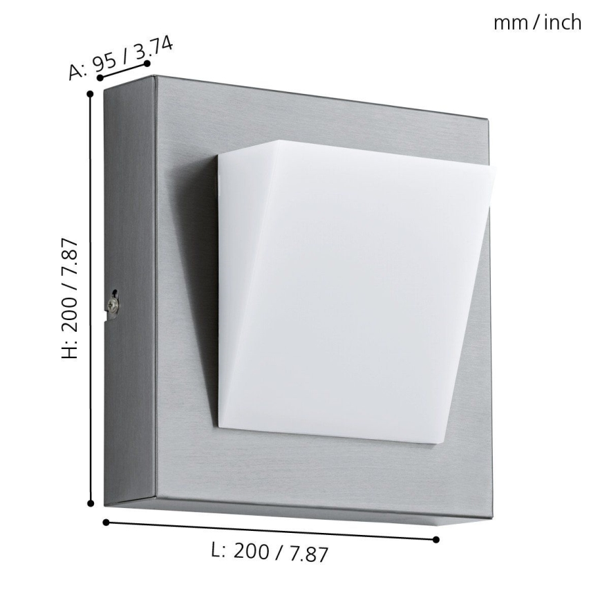 Eglo 94114 - LED-es kültéri lámpa Galary 1 1xLED/3,7W/230V