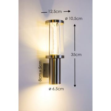 Eglo - LED-es kültéri lámpa Trono 1xGU10/3W + 1xLED/3,7W