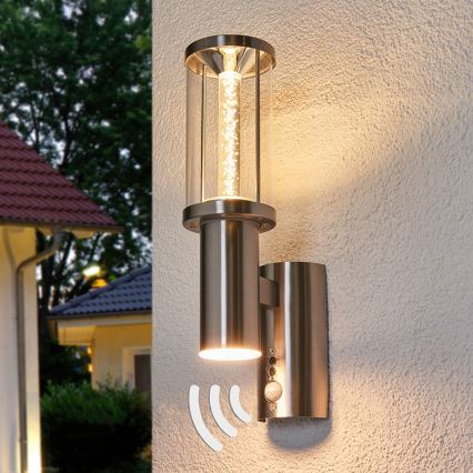 Eglo - LED  kültéri lámpa érzékelővel  Trono 1xGU10/3W + 1xLED/3,7W
