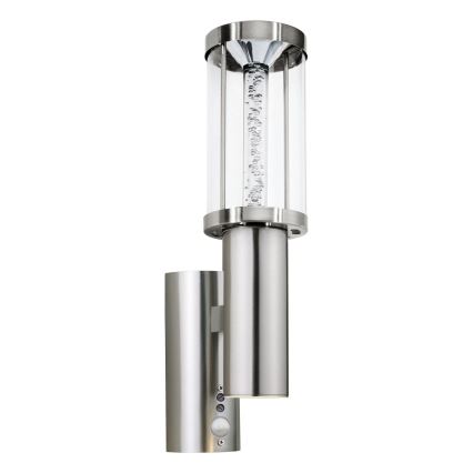 Eglo - LED kültéri lámpa érzékelővel 1xGU10/3W + LED/3,7W IP44