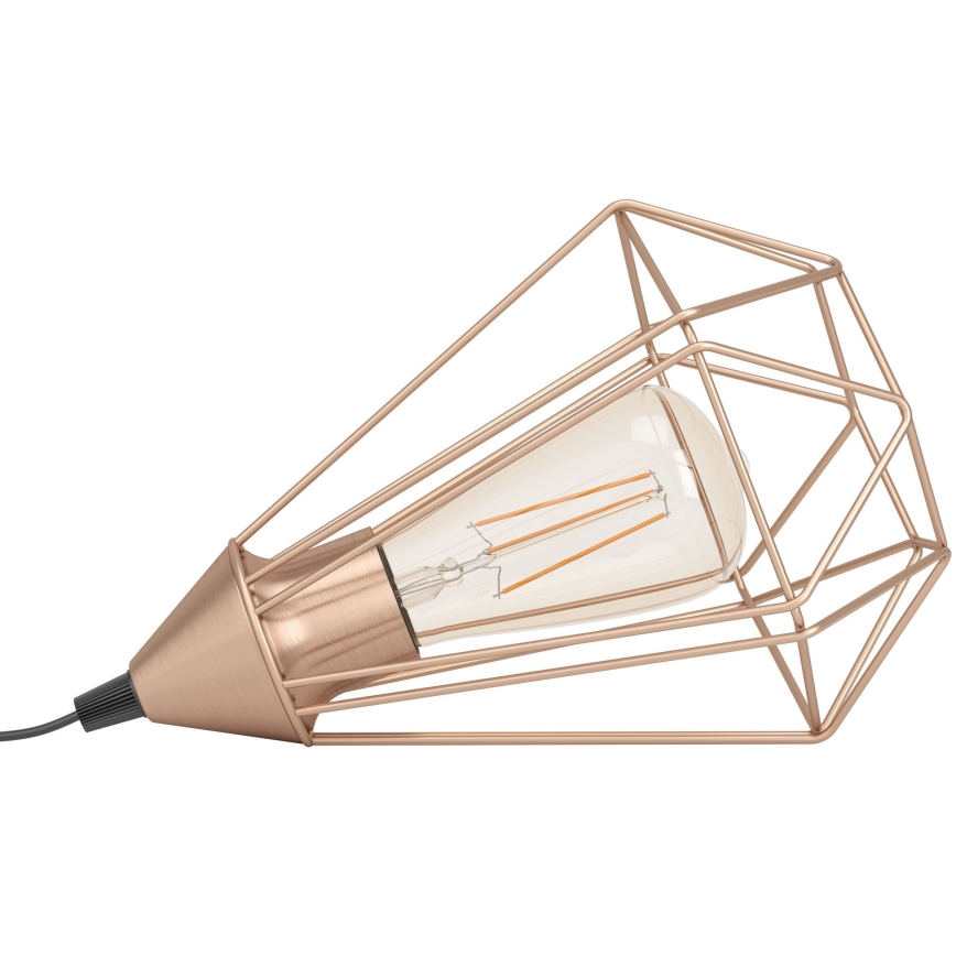 Eglo 94197 - TARBES asztali lámpa hálózati csatlakozóval, 1xE27/60W/230V