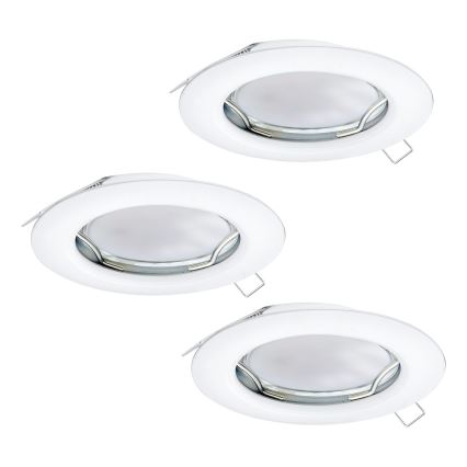 Eglo 94235 - SET 3x LED Beépíthető lámpa PENETO 3xGU10-LED/3W/230V