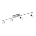 Eglo 94383 - LED Spotlámpa PERITO 4xLED/3W/230V 3000K fényezett króm