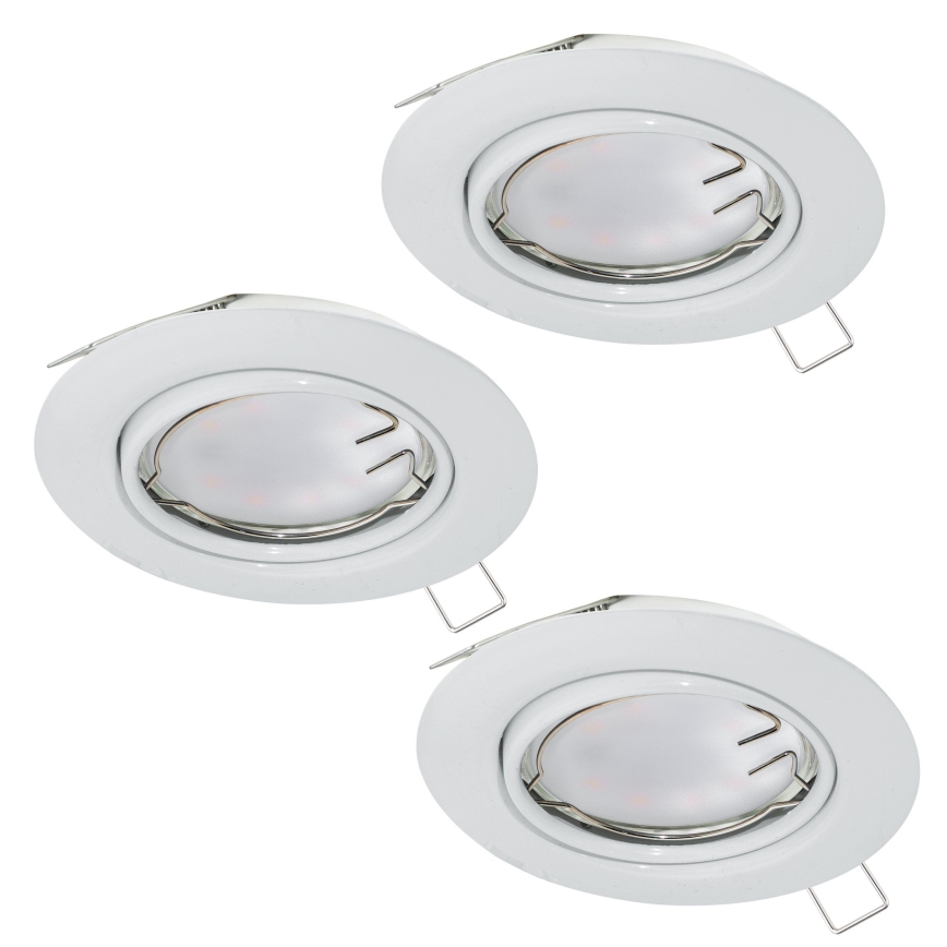 Eglo - SZETT 3x LED beépíthető mennyezeti lámpatest PENETO 1xGU10-LED/5W/230V