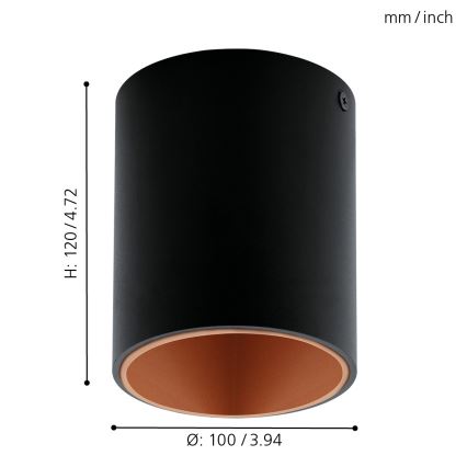 Eglo - LED mennyezeti lámpa LED/3,3W/230V