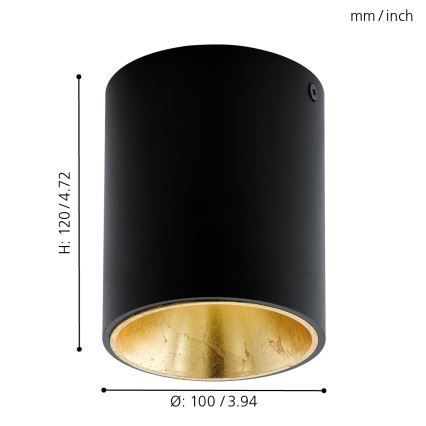 Eglo - LED mennyezeti lámpatest LED/3,3W/230V