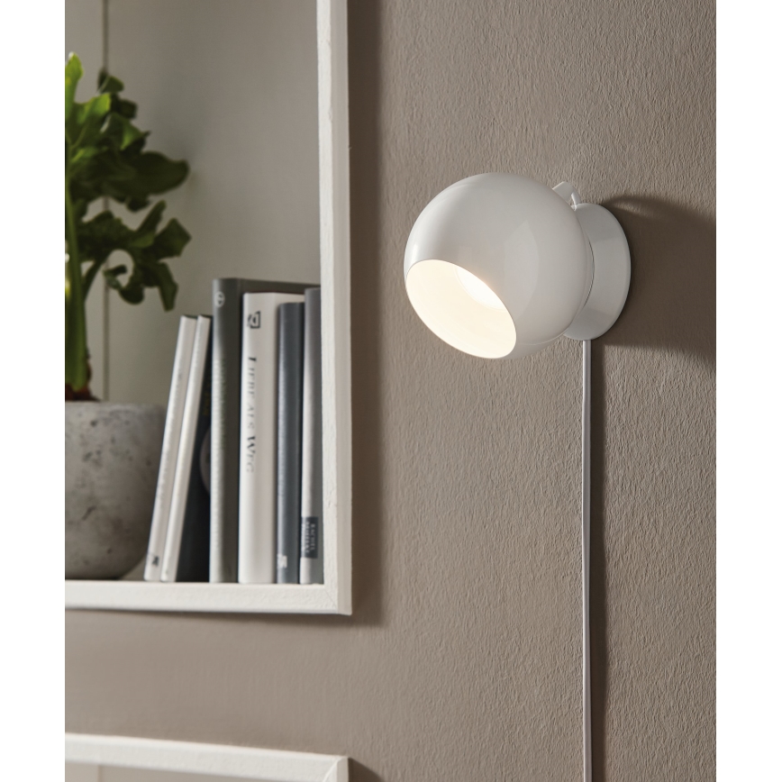 Eglo - LED asztali és fali lámpa 1xGU10/2,8W/230V fehér