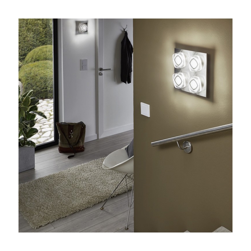 Eglo 94572 - LED Mennyezeti lámpa MARCHESI 4xLED/4,5W/230V