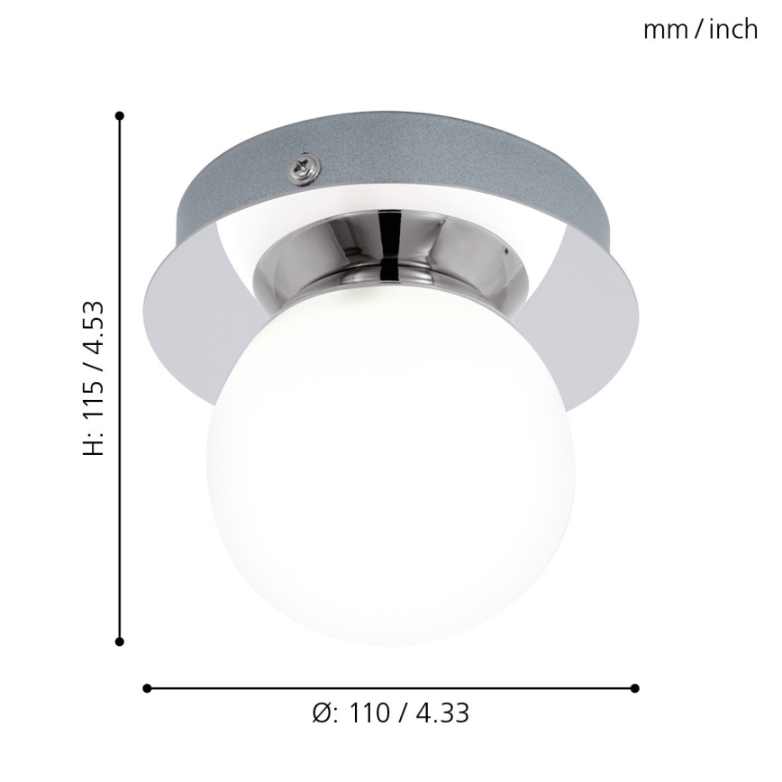 Eglo - LED fürdőszobai lámpatest LED/3,3W/230V IP44