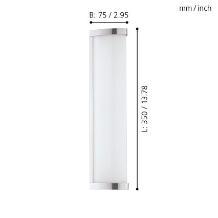 Eglo - LED fürdőszobai lámpatest LED/8W/230V IP44