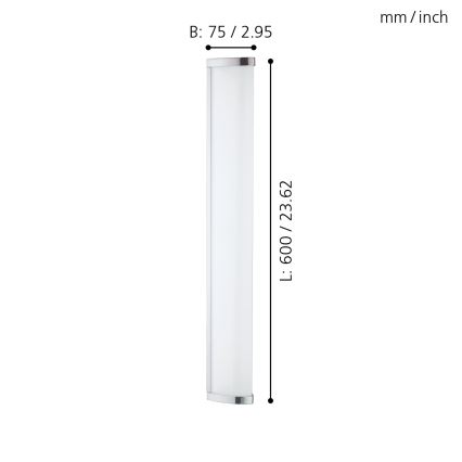 Eglo - LED fürdőszobai lámpatest LED/16W/230V IP44