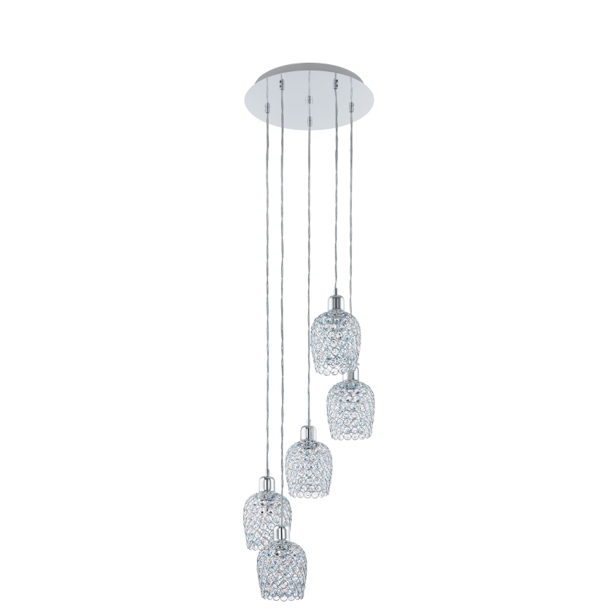 Eglo 94898 - BONARES 1 zsinóros csillár 5xE27/60W/230V