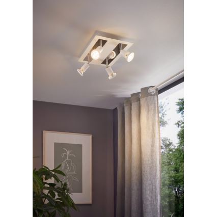 Eglo 94962 - LED Spotlámpa SARRIA 4xGU10-LED/5W/230V