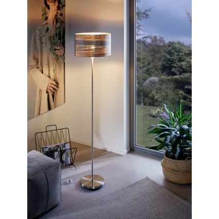 Eglo - Állólámpa 1xE27/60W/230V taupe